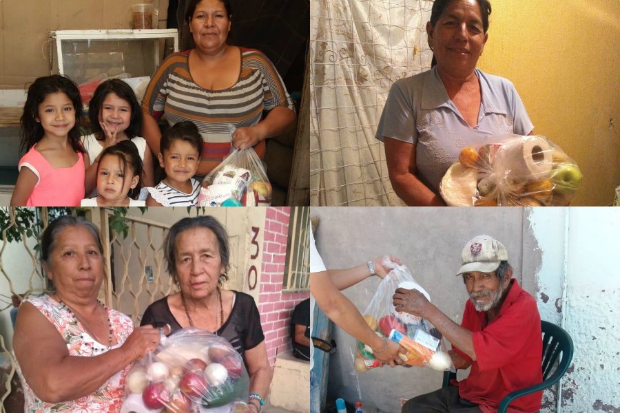 Durante tres días se realizó la colecta de víveres: "Ayúdanos a ayudar". (Especial)