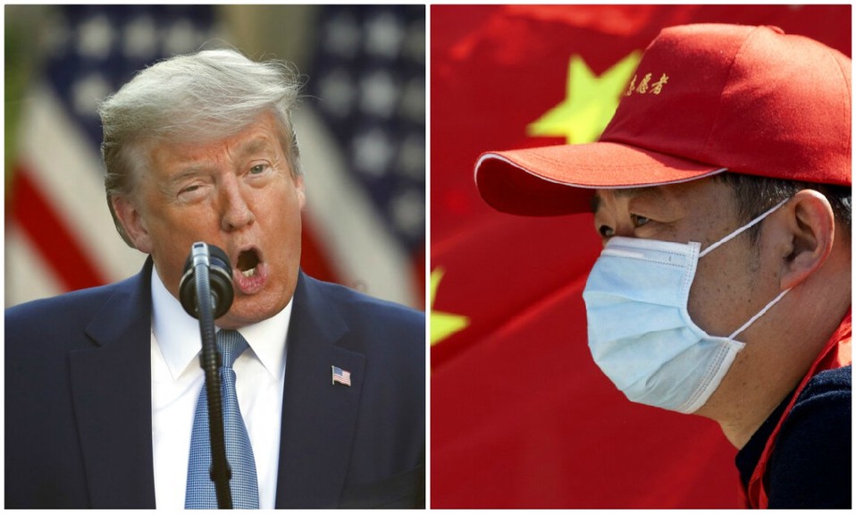 El gobierno de Donald Trump lidera acusaciones a China, sobre cómo surgió el virus y la cifra de muertos en el país oriental (AP).