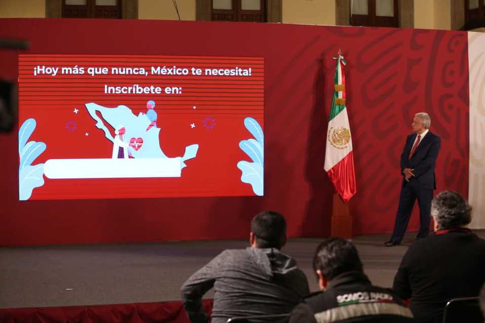 El presidente Andrés Manuel López Obrador en conferencia matutina. (Octavio Hoyos)