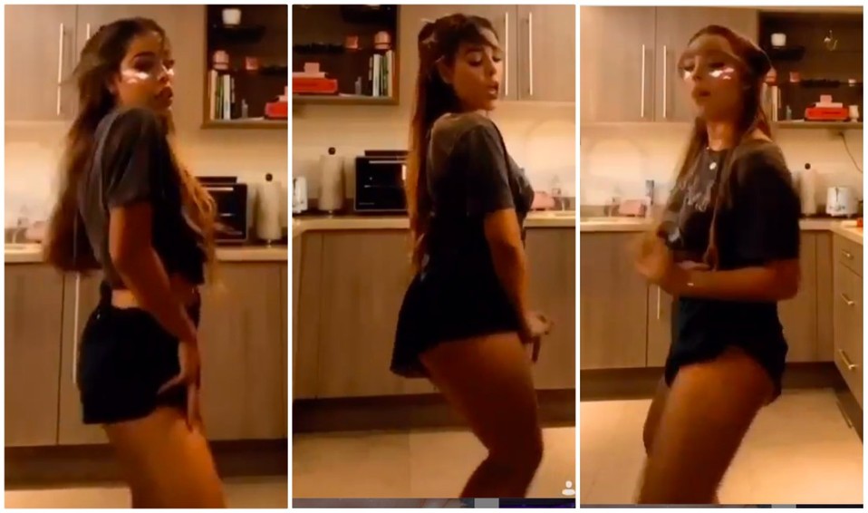 Danna Paola mueve las caderas al ritmo del reggaetón (Especial).