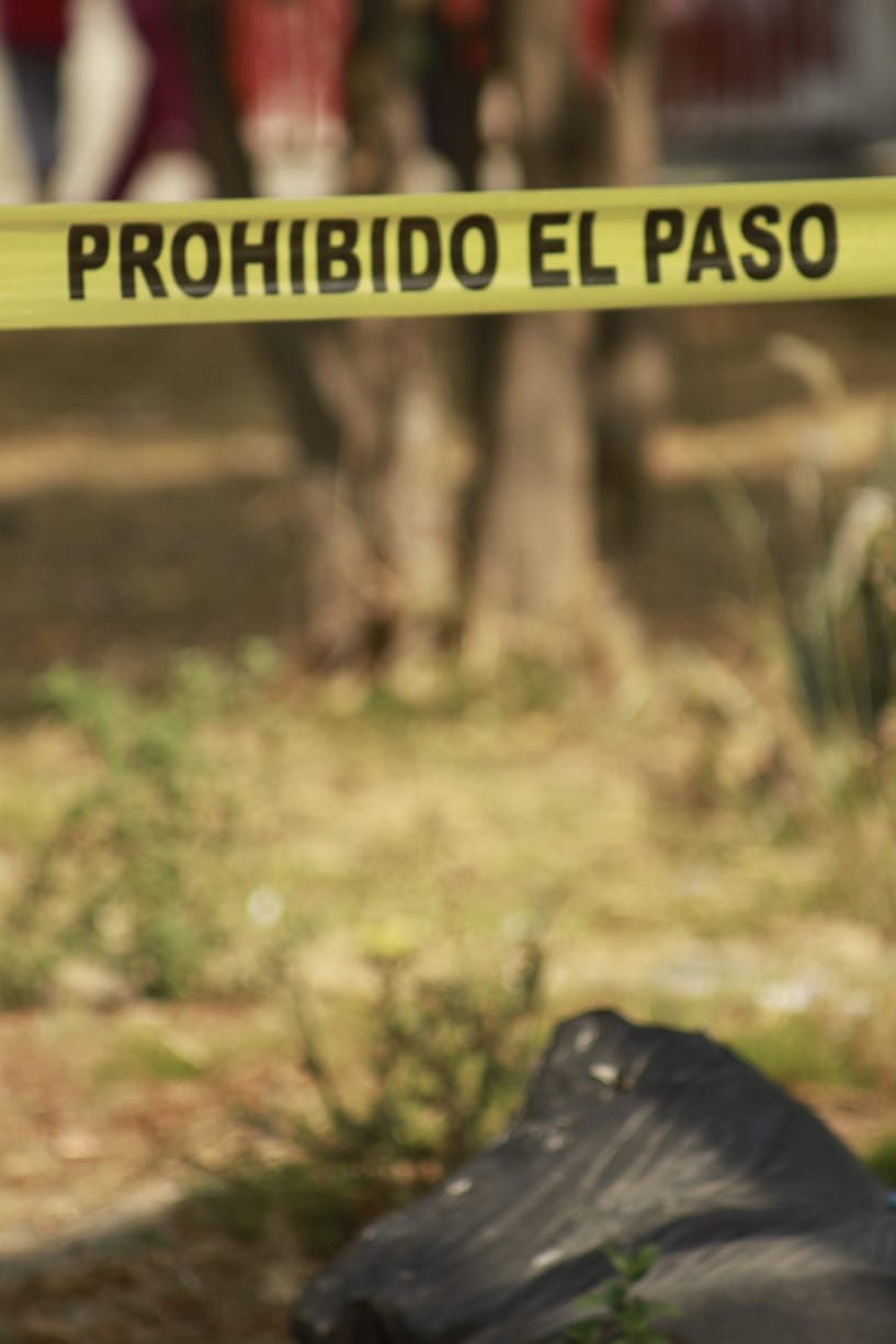 Abandonan restos humanos en bolsa y con narcomensaje en Tecamachalco. (Jesús zavala)