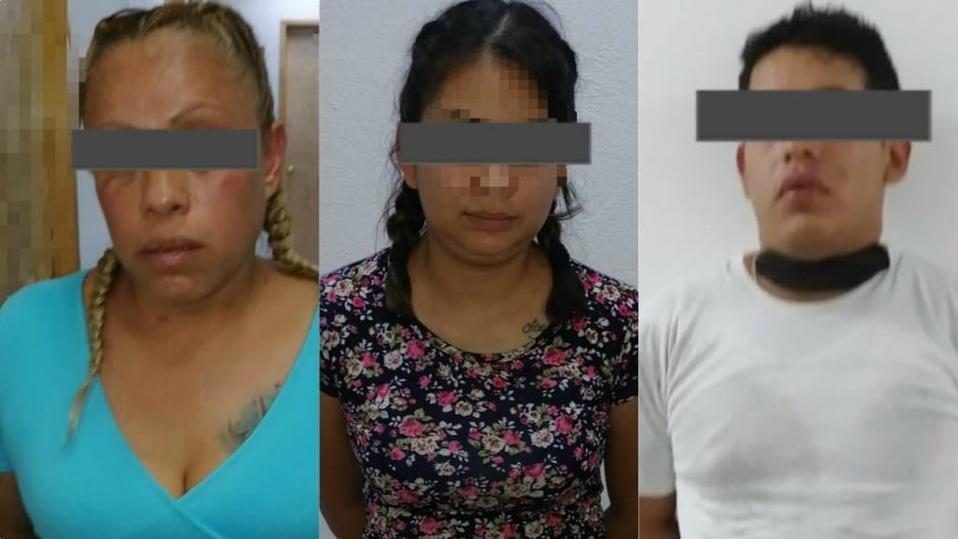 Presuntos integrantes de una banda de asaltantes. (Especiales)