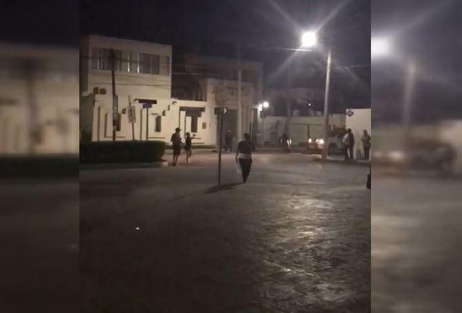 Al menos un grupo de 50 personas acudieron a manifestarse contra la policía de Fuerza Civil. Foto: Especial.