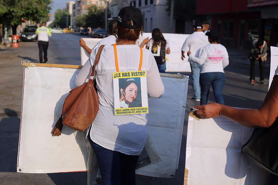 Marcha por la búsqueda de desaparecidos en La Laguna. (Rolando Riestra)