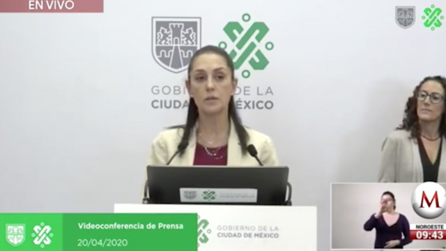 Sheinbaum ofrece conferencia por covid-19 en CdMx