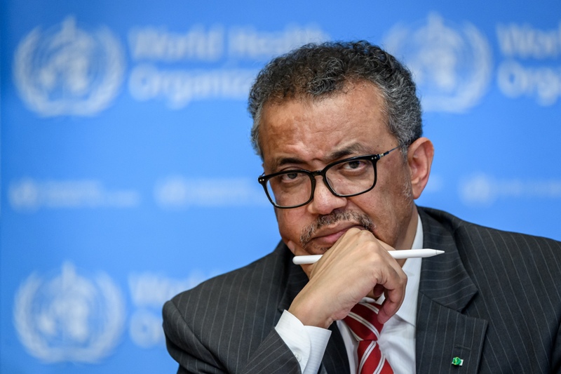 "Desde el primer día, no se le ha escondido nada a Estados Unidos", dijo el director general de la OMS, Tedros Adhanom Ghebreyesus. (AFP)