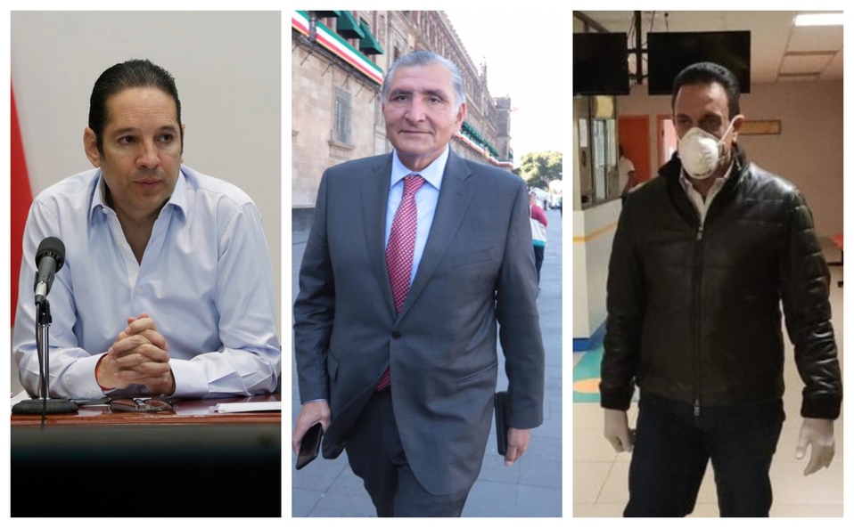 Gobernadores dieron positivo a coronavirus.