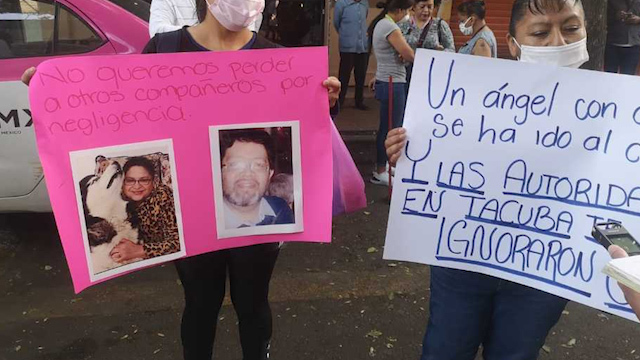Personal del hospital Tacuba exigen insumos para atender covid-19