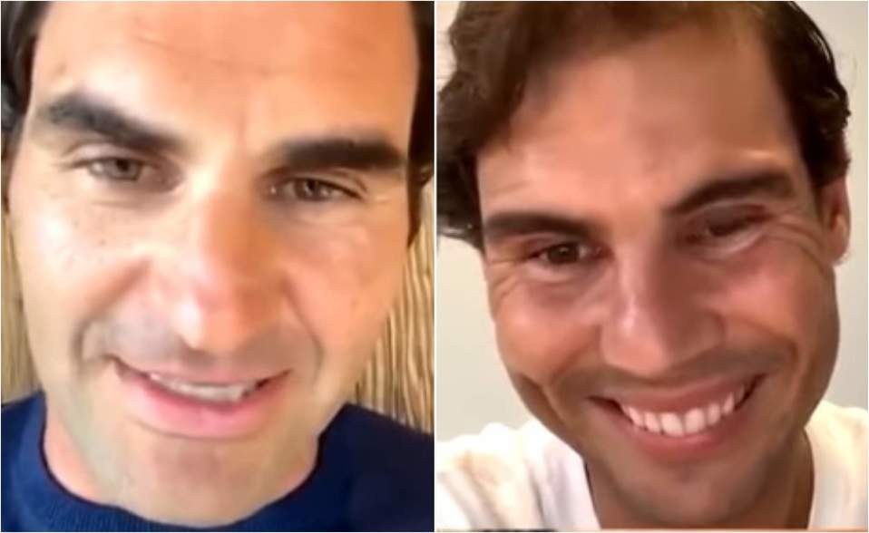 Roger Federer y Rafael Nadal realizan divertido Instagram Live (YouTube Rafa Nadal Academy)