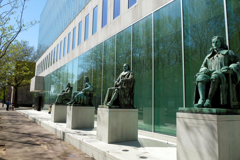 Vista exterior de la Corte Suprema de La Haya, Holanda. (AP)