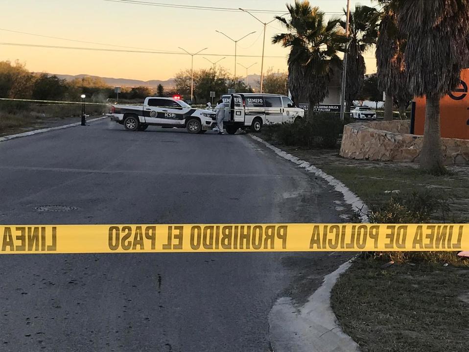 Elementos policiacos encontraron en el lugar un cráneo.