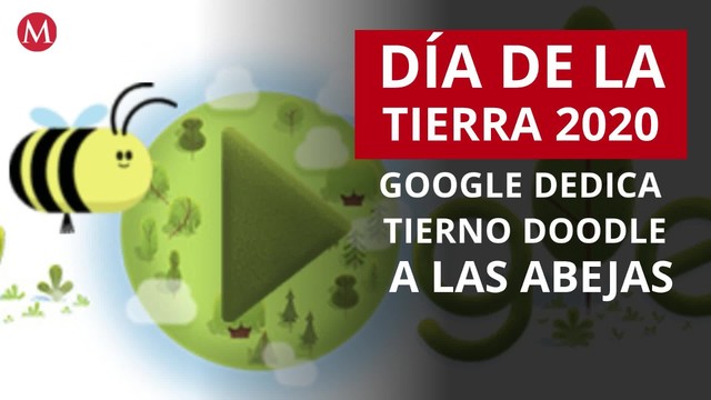 En el Día de la Tierra, Google dedica su doodle a las abejas