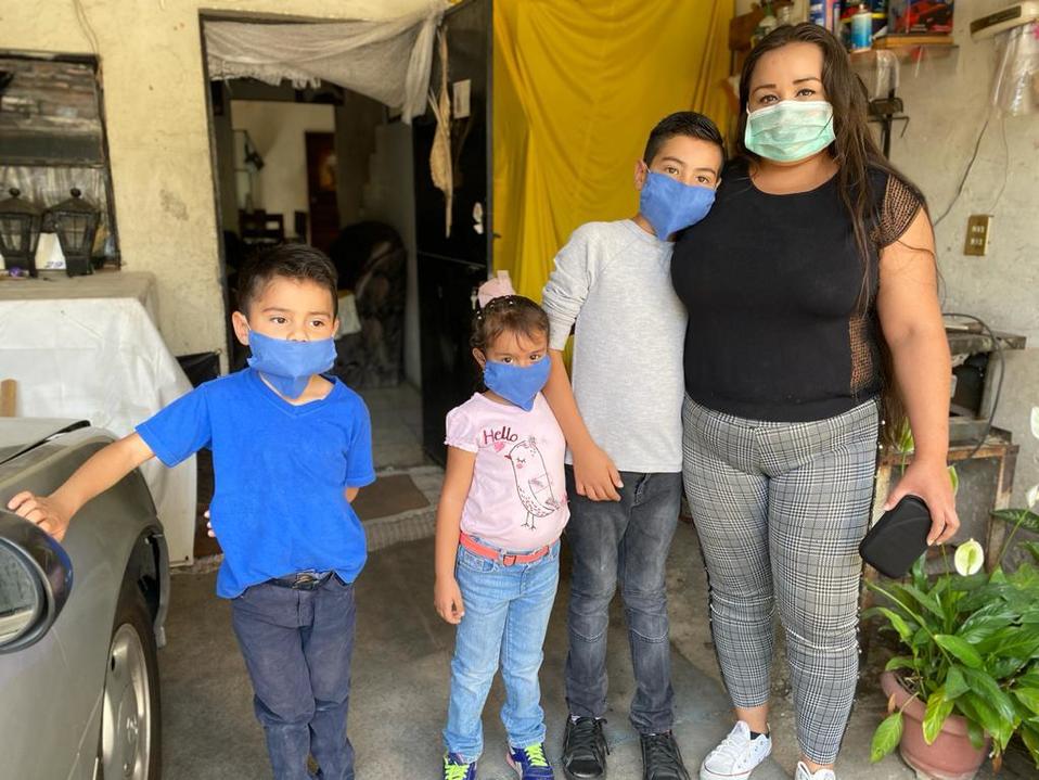 La familia Rodriguez Covarrubias es una de las tantas que está sufriendo los estragos del covid-19 (Erick Breguer)