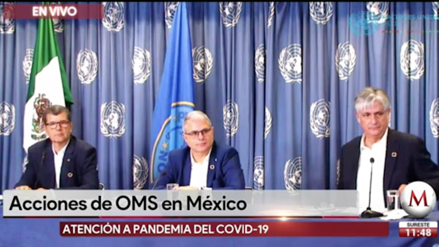 ONU en México da conferencia sobre acciones ante coronavirus
