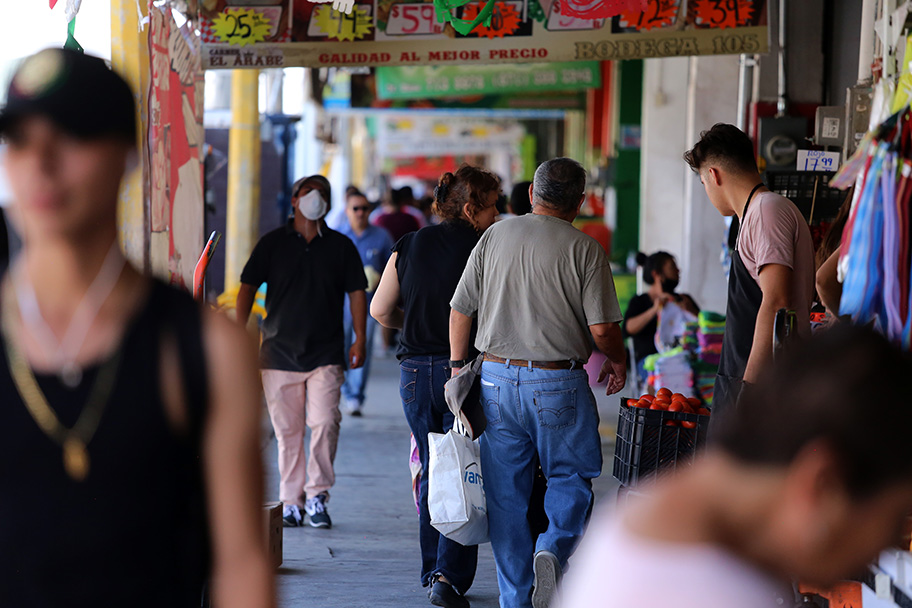 Abastos Torreón en tiempos de coronavirus. (Mauricio Román)