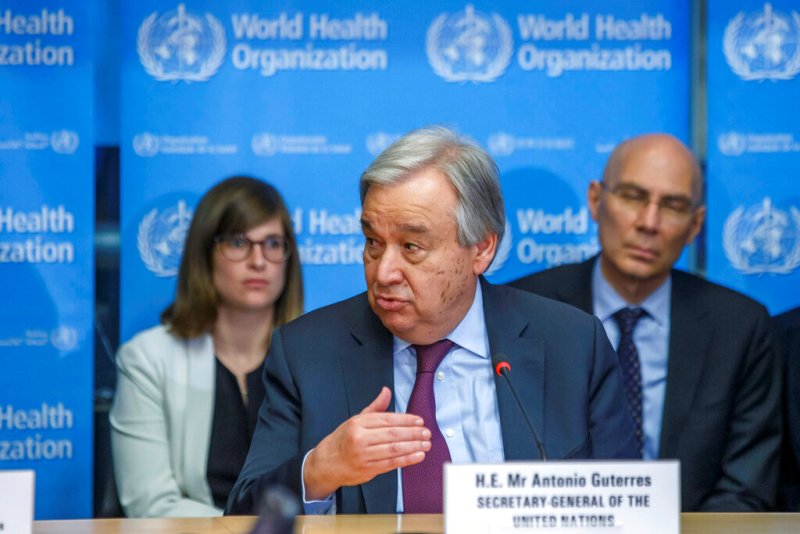 El secretario general de la ONU, Antonio Guterres. (AP)