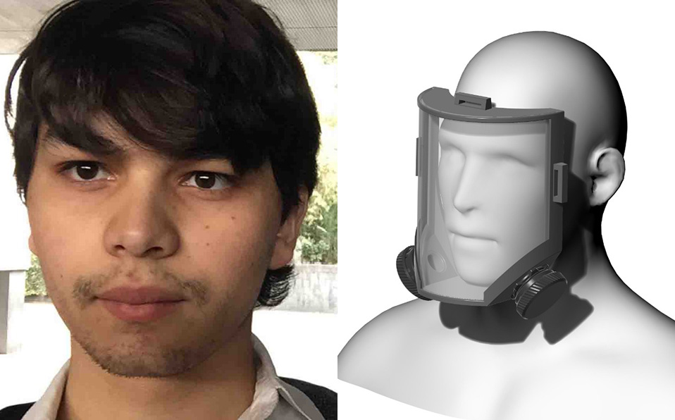 Pablo Estrada Reynoso, cursa el octavo semestre de la carrera de Diseño Industrial en el Tec de Monterrey  Campus Laguna. (Cortesía)
