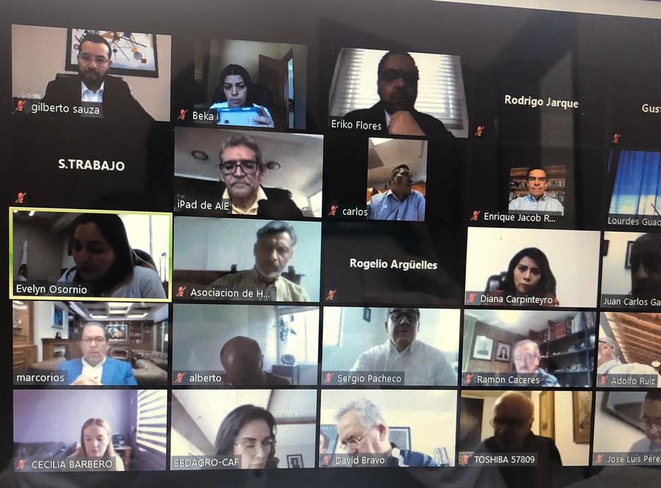 Sostienen reuniones virtuales con líderes del gremio y funcionarios.