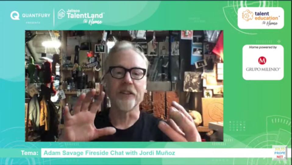 Adam Savage, presentador del programa Mythbusters (Especial)