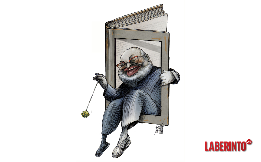 Fernando Savater, escritor y profesor de filosofía. (Ilustración: Ángel Boligán)