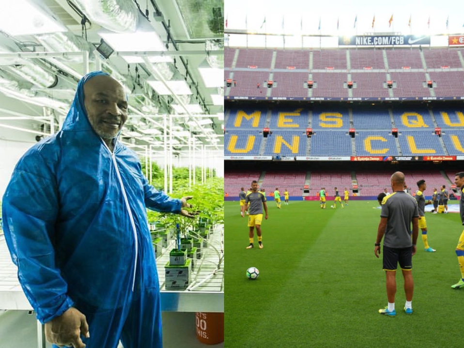 Swissx, empresa de Mike Tyson busca poner su nombre en el estadio de Barcelona (Instagram: @tysonranchofficial/Reuters)