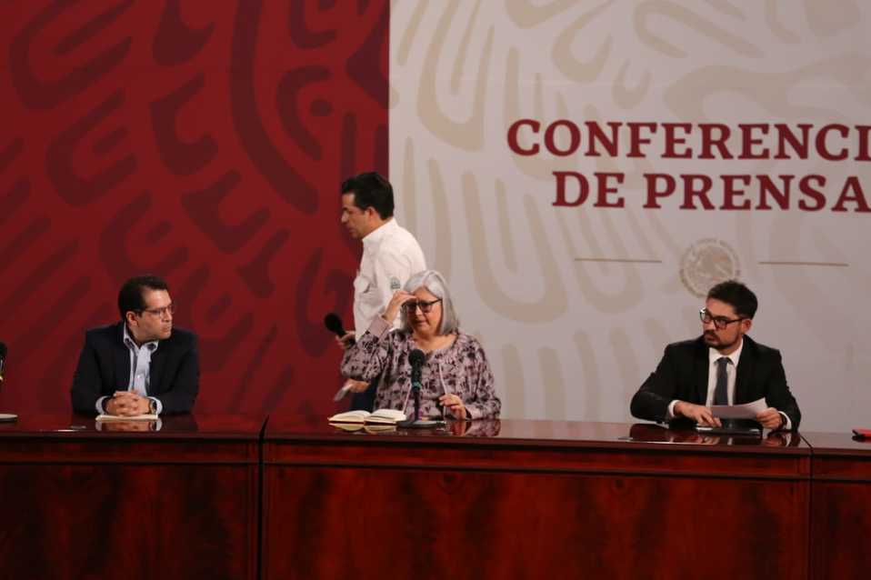 Conferencia de prensa sobre los créditos a la vivienda del Fovissste e Infonavit. (Octavio Hoyos)