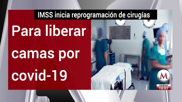 IMSS reprograma cirugías por covid-19