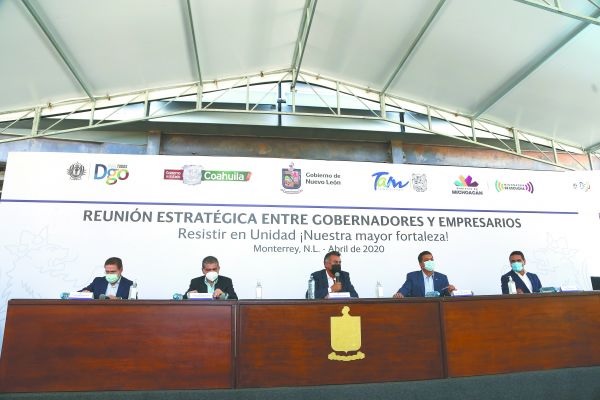 A la reunión acudieron José Rosas Aispuro, Miguel Ángel Riquelme, Jaime Rodríguez Calderón, Francisco García Cabeza de Vaca y Silvano Aureoles. Jorge 