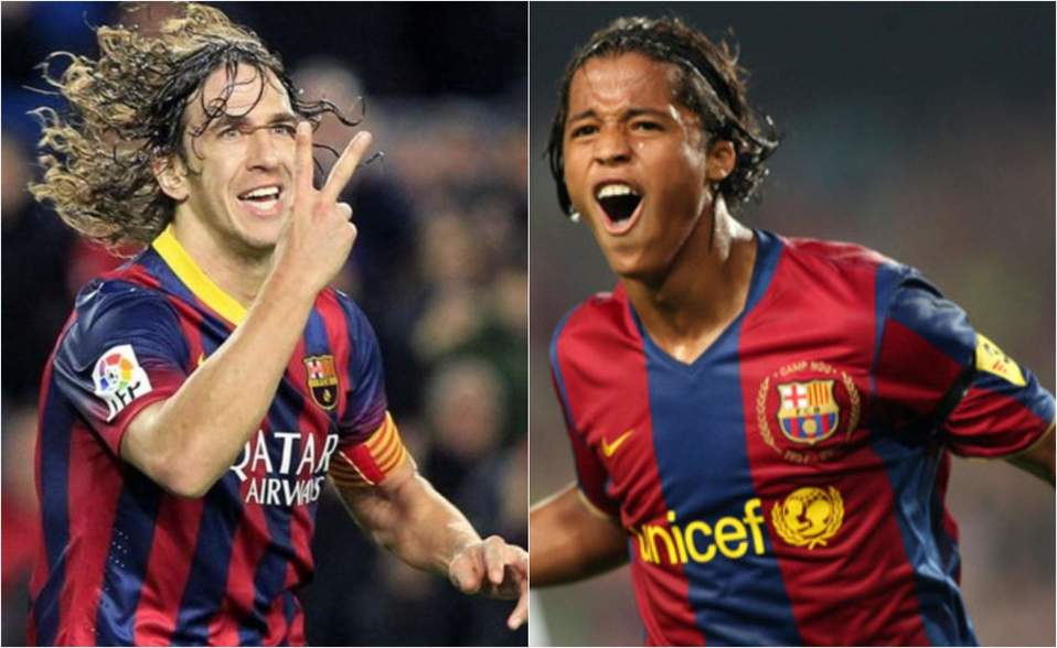 Carles Puyol y Giovani dos Santos (EFE)