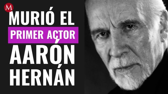 Murió el primer actor Aarón Hernán tras sufrir caída