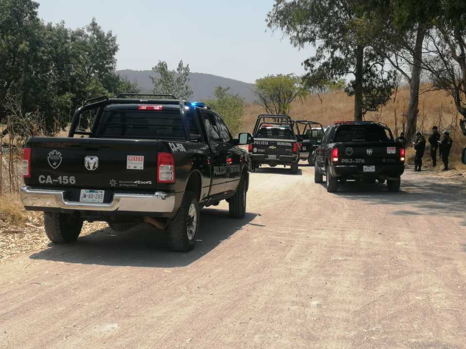Pobladores de San Isidro Mazatepec, encontraron el cuerpo. (Juan Carlos Munguía)