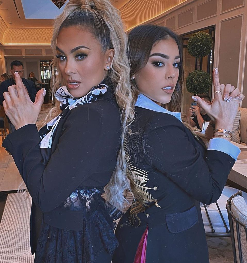 Danna Paola y Aracely Arámbula (Instagram).