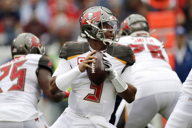 Jameis Winston en su paso con Tampa Bay Buccaneers (AP)