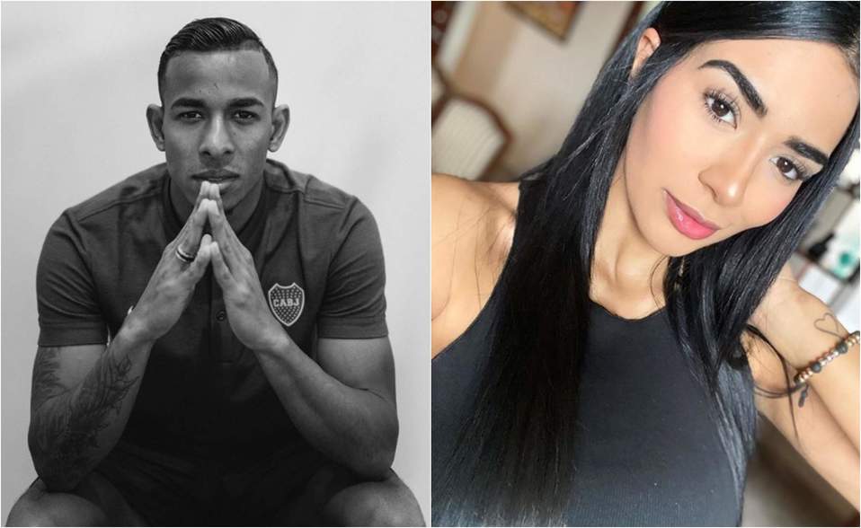 Sebastián Villa, de Boca Juniors, es acusado de agredir a su novia (Instagram @sebastian14villa / @danicortesms)