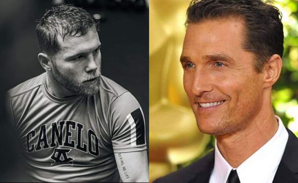 Canelo Álvarez y Matthew McConaughey se unen para vencer el covid-19 (Instagram @canelo / AFP)