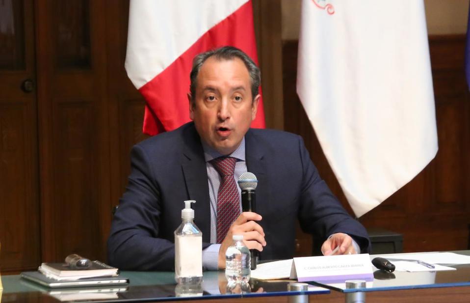 Carlos Garza Ibarra, tesorero de Nuevo León. Foto: Raúl Palacios.
