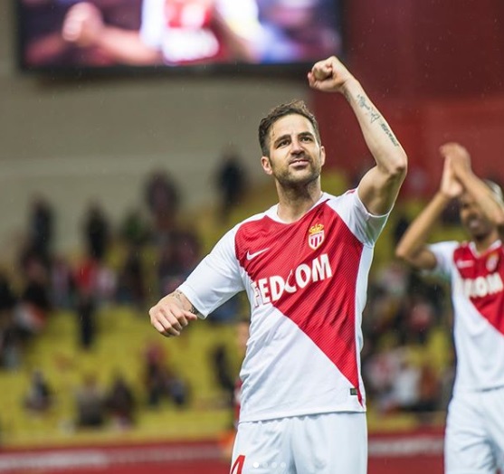 Cesc Fábregas, jugador de AS Mónaco (Instagram @cescf4bregas)
