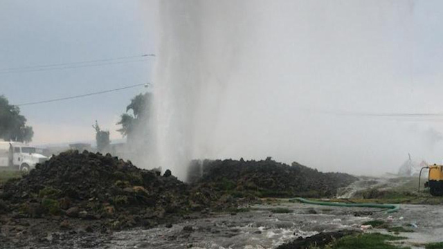 Conagua reparará daños por fuga en Almoloya de Juárez