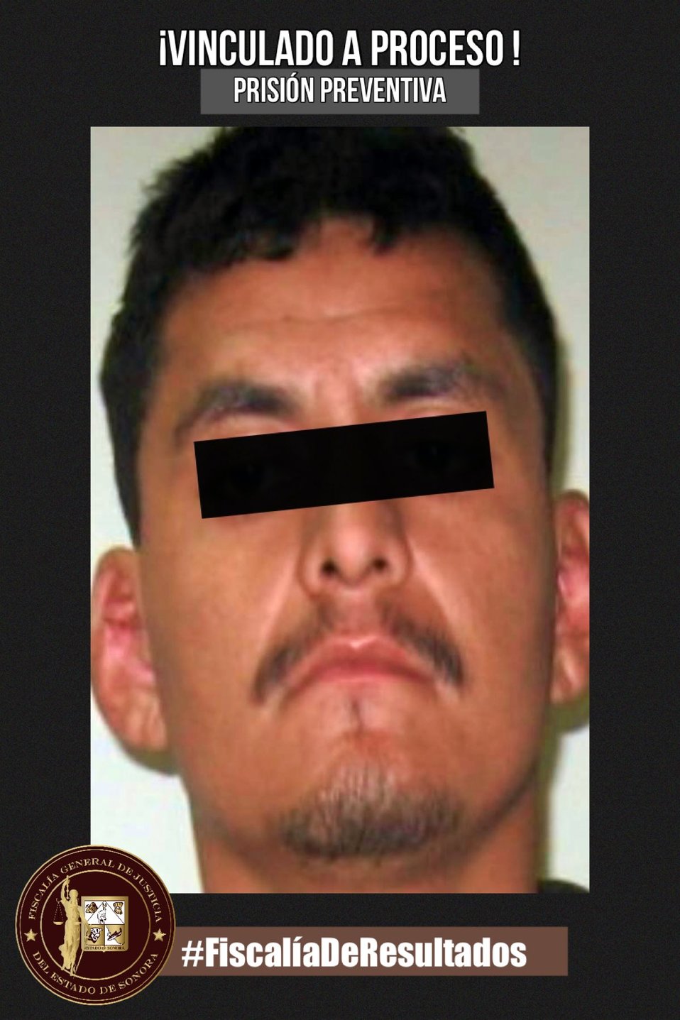 El individuo identificado como Max Francisco 'N', robaba en una tienda de abarrotes en la colonia Centinela. (Tomada de @fgjesonora)