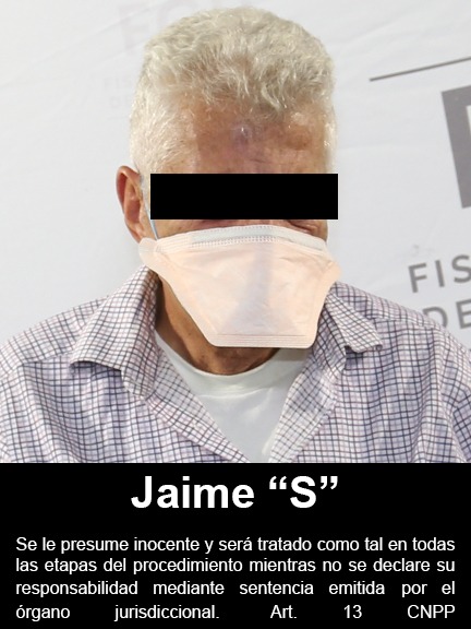 Jaime 'S' fue detenido por elementos de la FGR, luego de ser deportado por EU. (Especial)