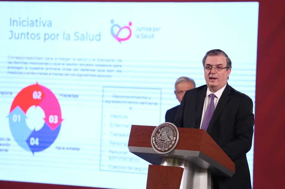 El licenciado Marcelo Ebrard Caussaubon, secretario de Relaciones Exteriores. (Octavio Hoyos)