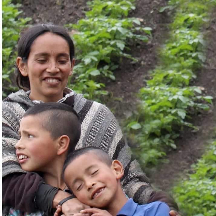 Nubia y sus hijos (Instagram).