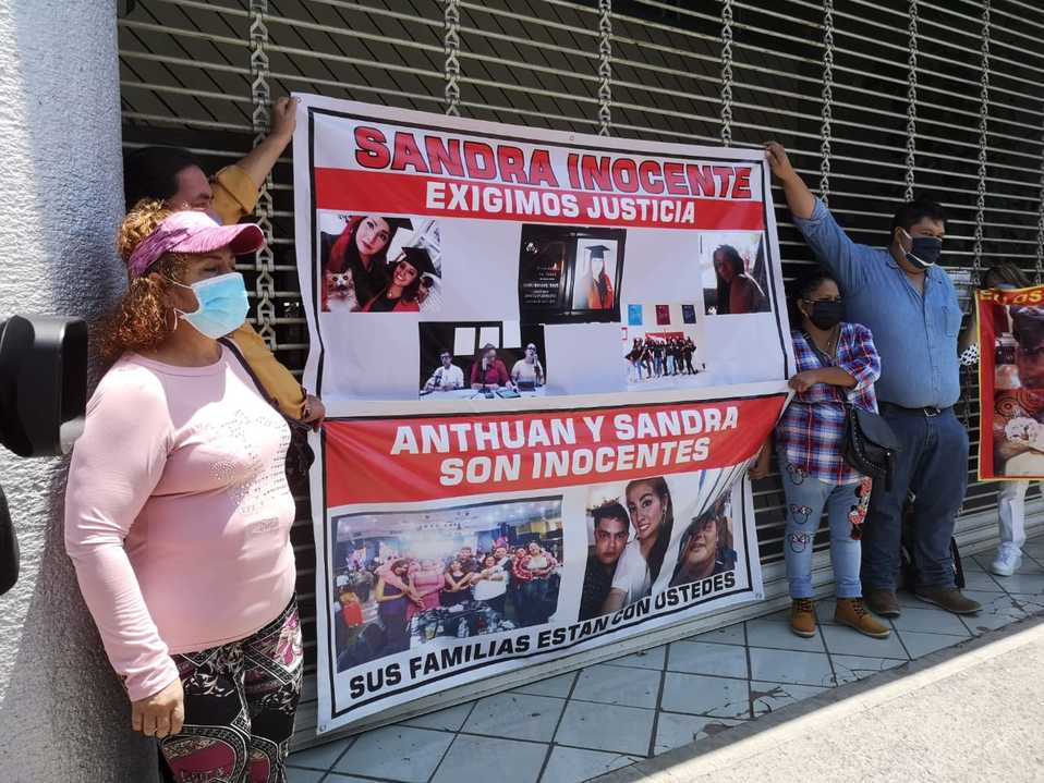 Los padres de Sandra se manifestaron para que liberaran a su hija (César Velázquez)