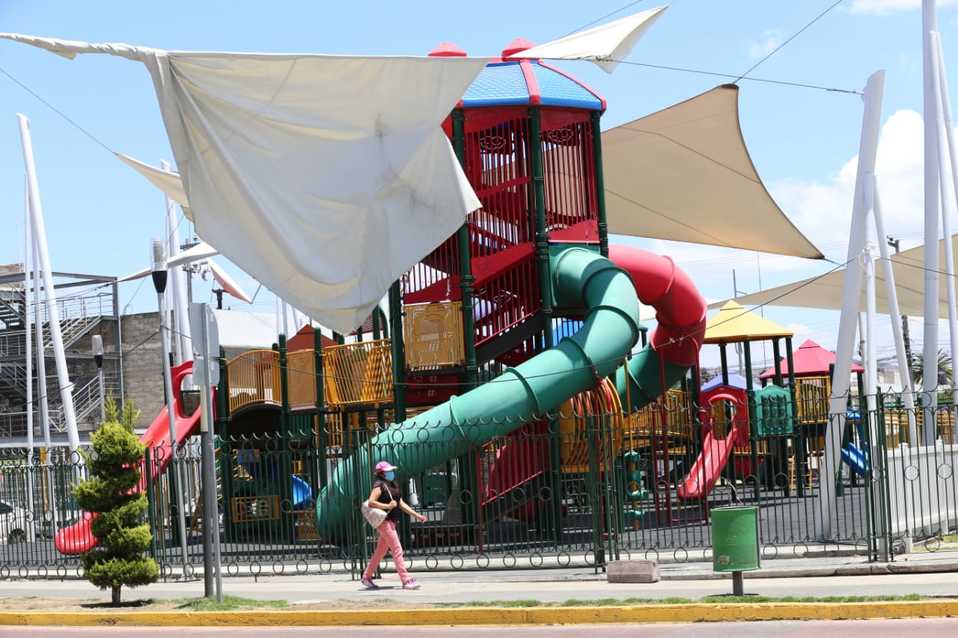 Parques sin niños en 30 de abril. (Jorge Sánchez)