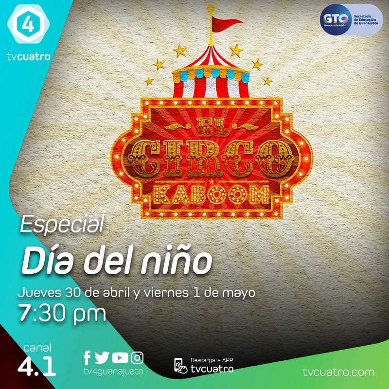 Quédate en casa y disfruta de la transmisión especial del Día del niño