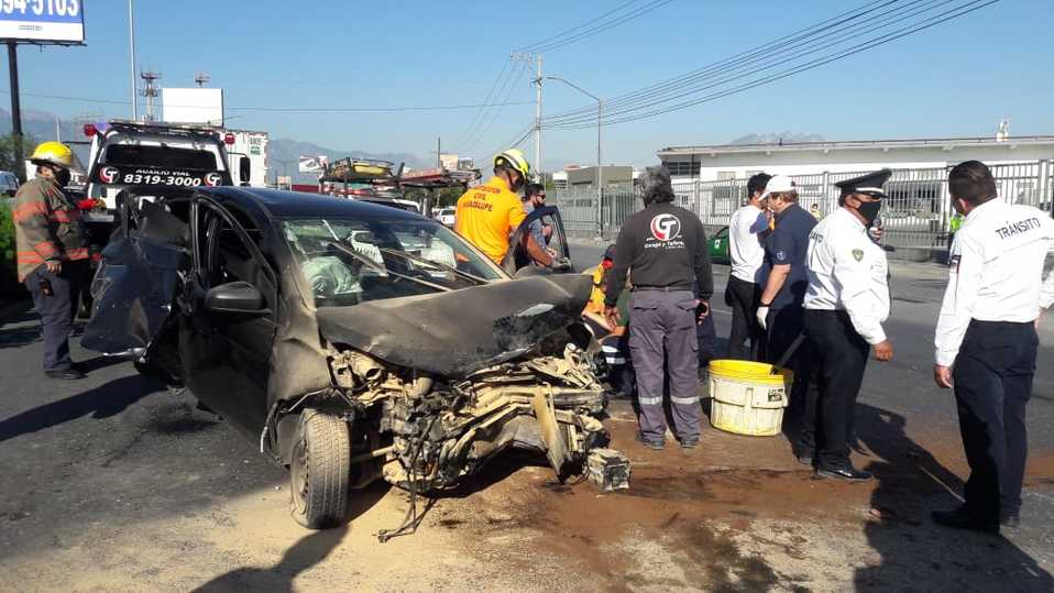 Accidente en Miguel Alemán.