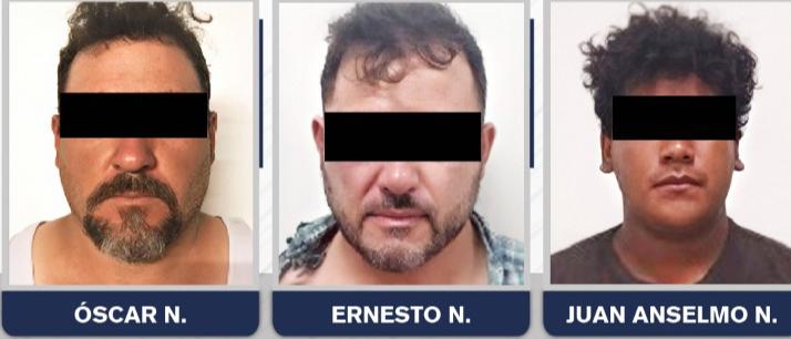 La autoridad judicial además determinó prisión preventiva en contra de los tres hombres detenidos el 20 de abril de 2020. (Especial)