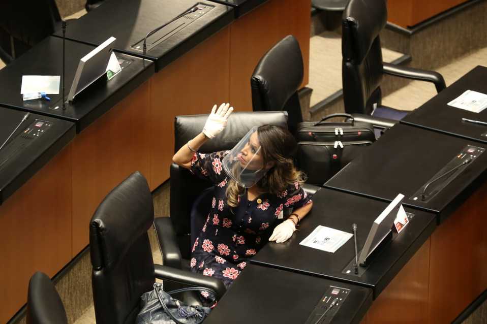 La diputada Simey Olvera Bautista, Morena. (Octavio Hoyos)