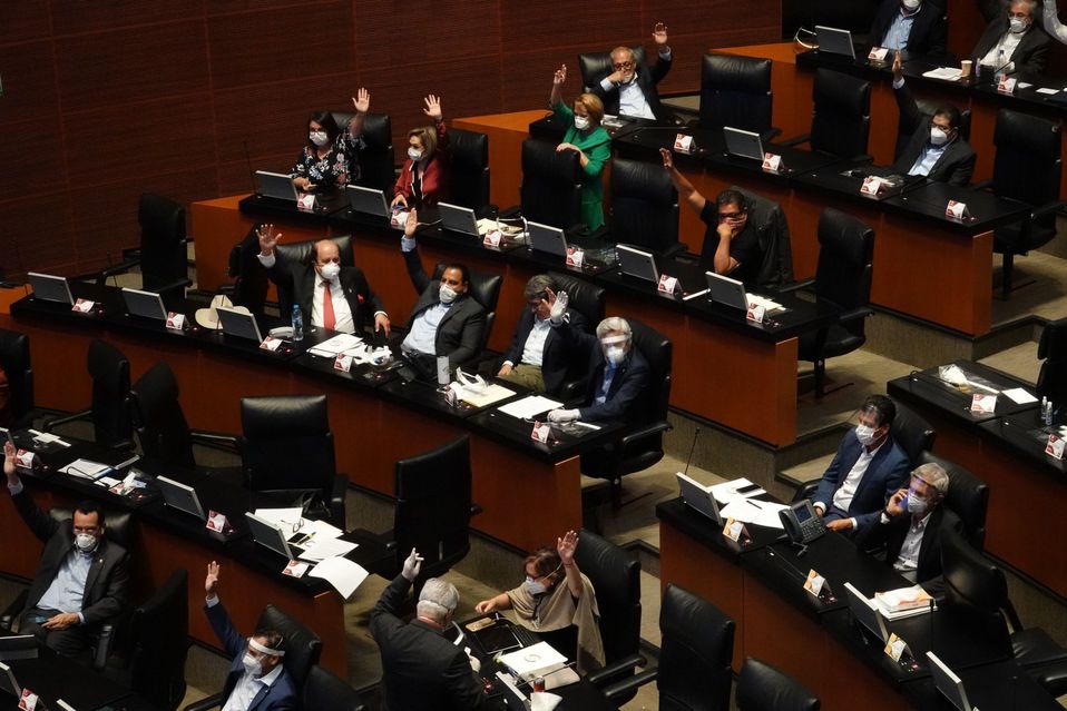 Los senadores sesionaron hoy sobre la comisión permanente. (Cuartoscuro)