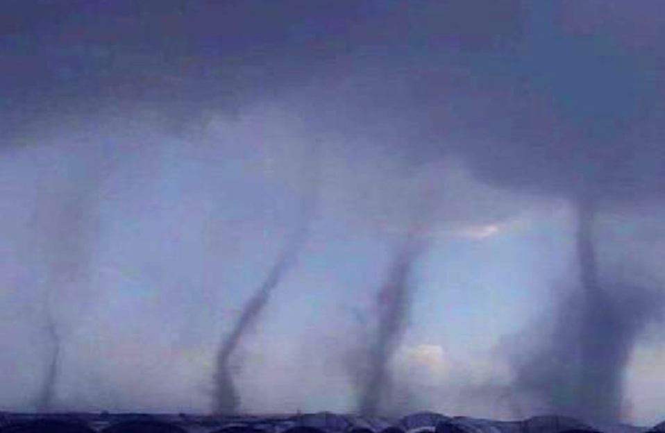 Tornados en Puebla hoy viernes 1 de mayo (PC Estatal Puebla).